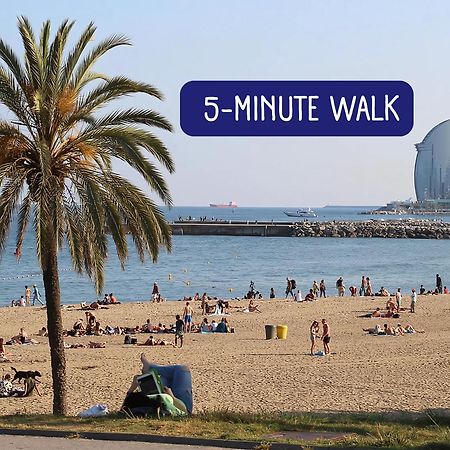 Taulat Loft L Poblenou Beach L Self Check In L Terrace Penthouse Barcelona Exterior foto